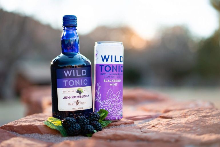 Wild Tonic Kombucha Now Available in 12-Ounce Slim Cans