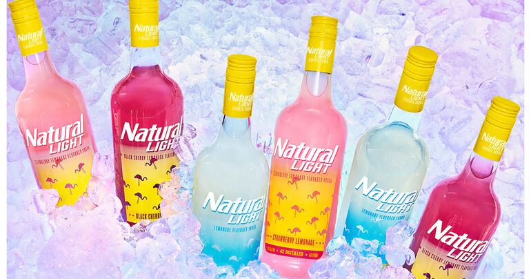 Anheuser-Busch Launches Natural Light Vodka in Four Flavors