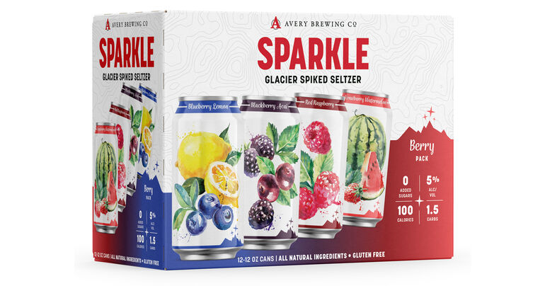 Avery Brewing Co. Unveils New Sparkle Berry Hard Seltzer Pack with 4 New Flavors