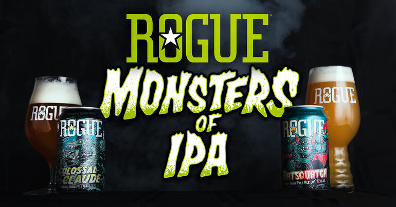 Rogues Ales & Spirits Debuts Monsters of IPA Animated Series for Batsquatch and Colossal Claude
