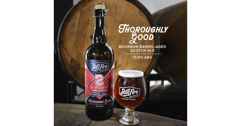 StillFire Brewing Celebrates Second Anniversary with Thoroughly Good Bourbon Barrel-Aged Scotch Ale