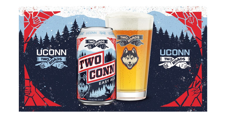 UConn Huskies & Two Roads Brewing Co. Partner to Launch TwoConn Easy Ale