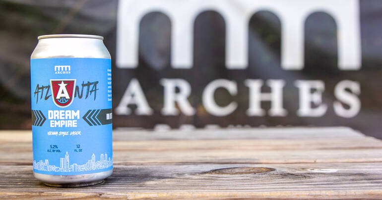 Arches Brewing Debuts Atlanta Dream Collaboration Brew Available only at Gateway Arena