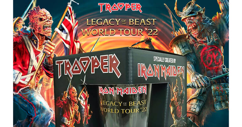 Iron Maiden’s TROOPER Limited-Edition Box Set Arrives Ahead of the Band’s “Legacy of the Beast” World Tour ‘22 
