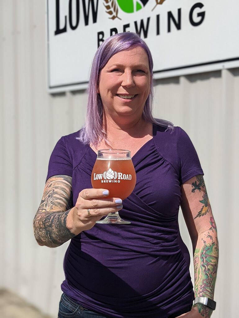 Low Road Brewing Co-Owner and Head Brewer Lynette Shoaf Talks Low Road Brown Ale
