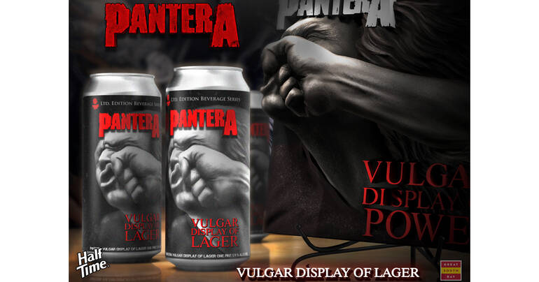 Pantera Vulgar Display of Lager is the Latest Beer Release in the KnuckleBonz Beverage Series