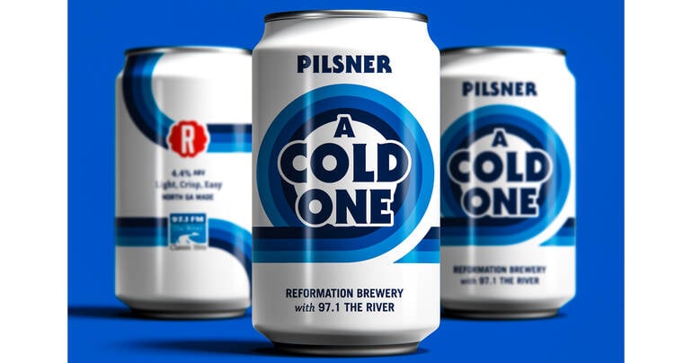 Reformation Brewery Partners with 97.1 The River for Release of A Cold One Pilsner