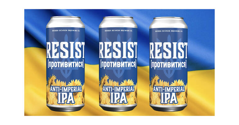 Sierra Nevada Brewing Co. Joins Drinkers for Ukraine with Release of Anti-Imperial IPA and Donation