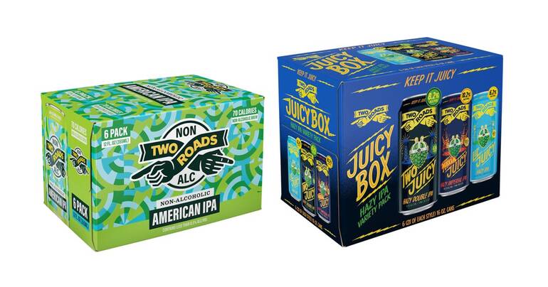 Two Roads Brewing Co. Announces Juicy Variety Package and Non-Alcoholic American IPA