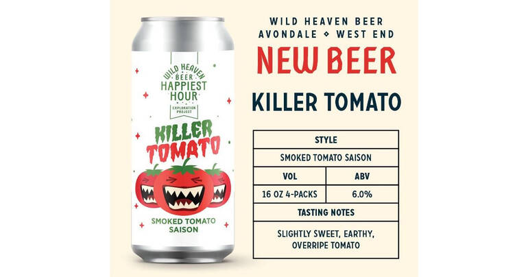 Wild Heaven Beer Debuts Killer Tomato Smoked Tomato Saison