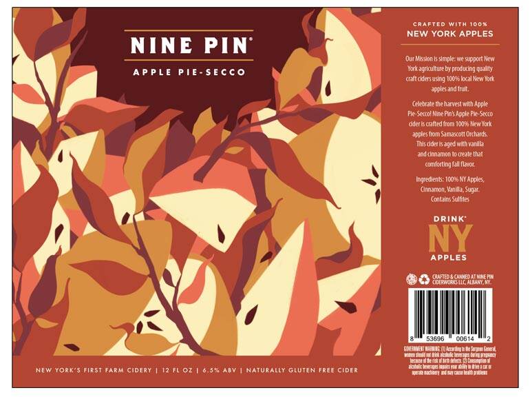 Get Ready for Fall Bliss with Nine Pin Ciderworks New Seasonal Cider Apple Pie-Secco
