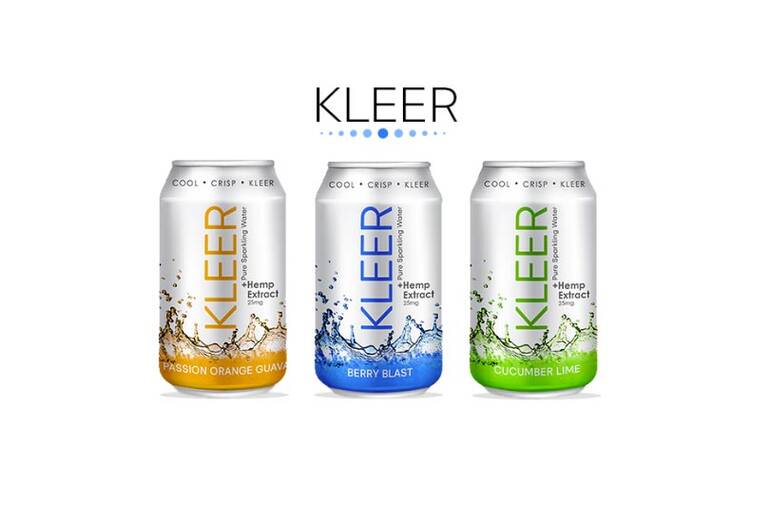 KLEER CBD Water Debuts CBD-Infused Sparkling Water