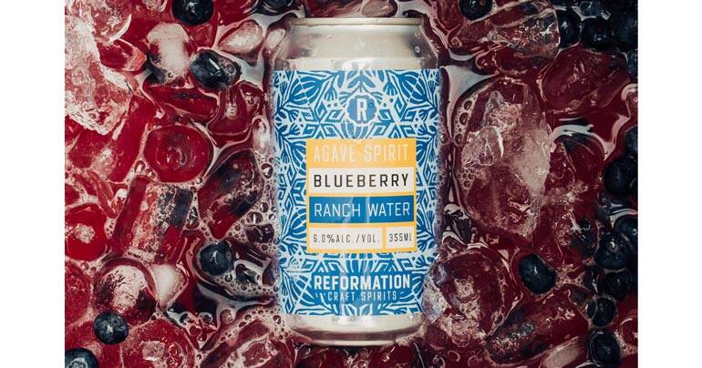 Reformation Launches New Blueberry Ranch Water Craft Cocktail