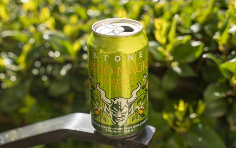 Stone Brewing Unveils New Stone Patio Magic Double IPA for Springtime Sipping