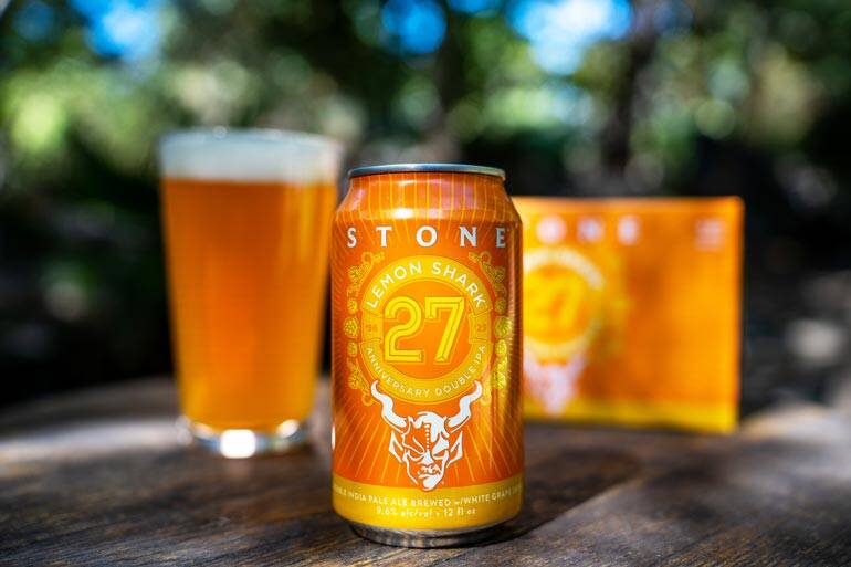 Stone Brewing Unveils Stone 27th Anniversary Lemon Shark Double IPA with a Distinctive Blend of New Zealand Ingredients