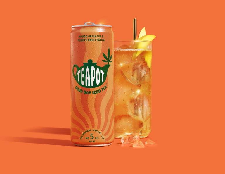 TeaPot, The Boston Beer Co.'s Cannabis-Infused Iced Tea Brand, Introduces Mango Green Tea Flavor