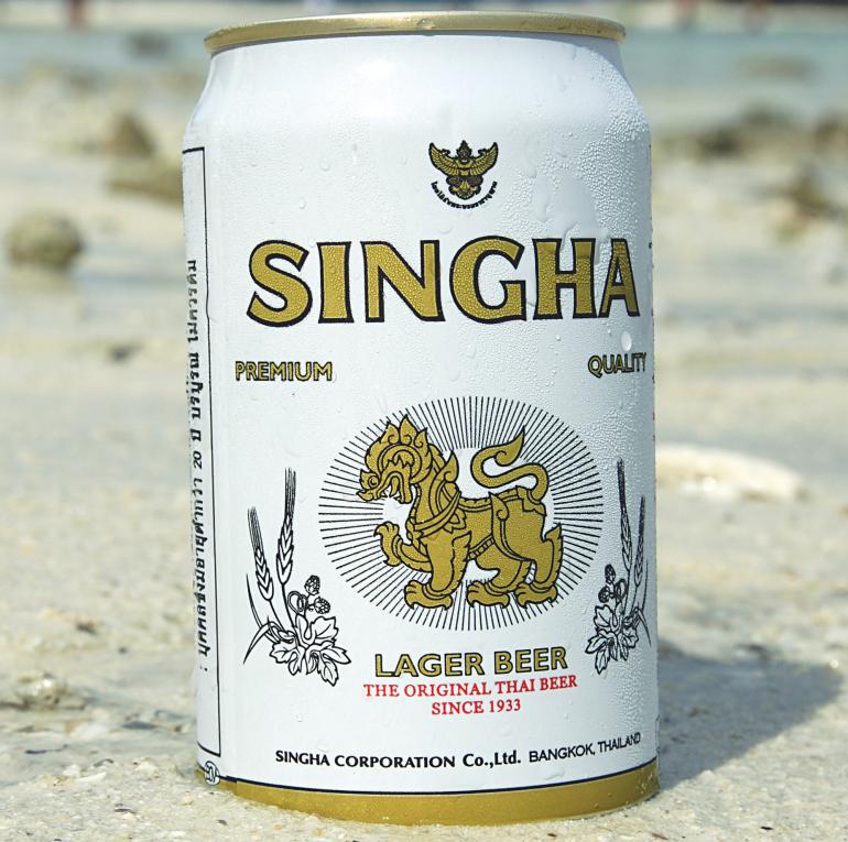 Singha Beer of Thailand