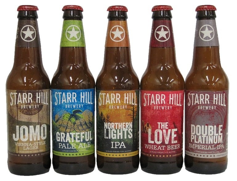 Starr Hill Brewery New Label Art
