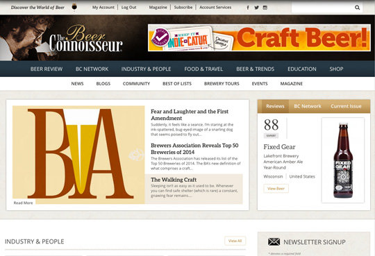 The New Beer Connoisseur Website Has Arrived