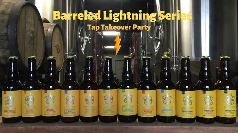 Diebolt Brewing Co. Announces Tap Takeover of Barreled Lightning Series Beers