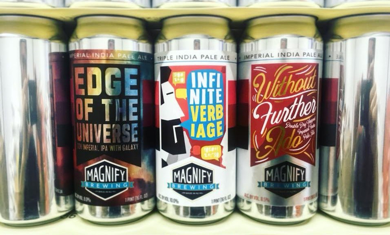 Magnify Brewing Debuts 3 New Canned Double IPAs