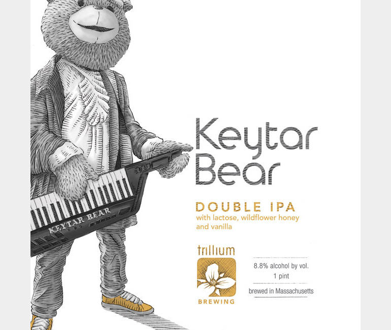 Trillium Brewing Co. Releases Keytar Bear Double IPA