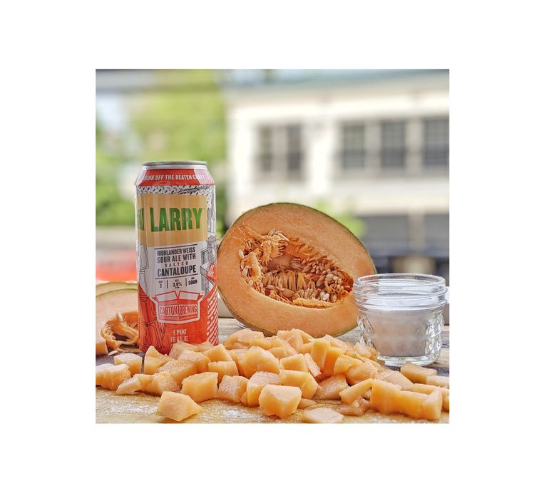 Carton Brewing Co. Debuts Larry Salted Cantaloupe Sour
