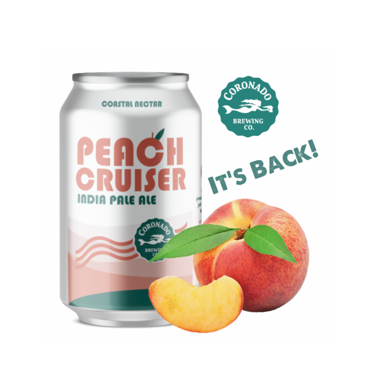 Coronado Brewing's Peach Cruiser Returns for Summer