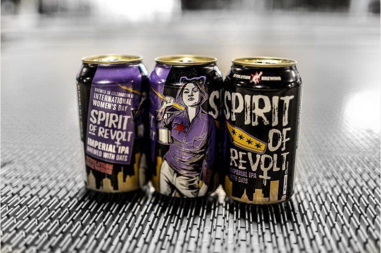 Revolution Brewing Unveils Spirit of Revolt Double IPA in Cans