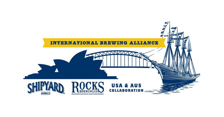 Shipyard Brewing Co. Establishes International Brewing Alliance with Rocks Brewing Co. in Australia