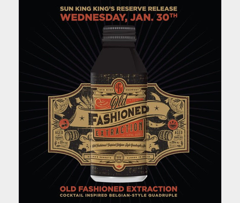 Sun King Brewing Unveils Newest King's Reserve Series Beer: Old Fashioned Extraction