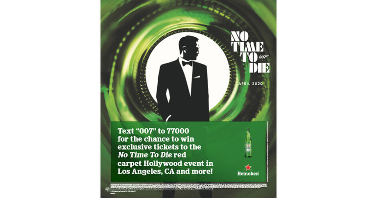 Heineken Rolls Out Advertising Campaign with New James Bond Film "No Time to Die"