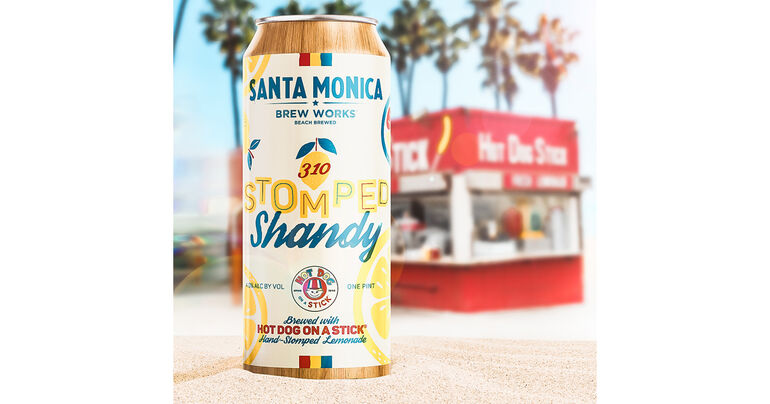 Santa Monica Brew Works Teams Up with Hot Dog on a Stick to Release Stomped Shandy