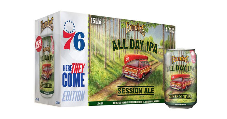 Founders Brewing Co. Partners with Philadelphia 76ers for 2021 Season
