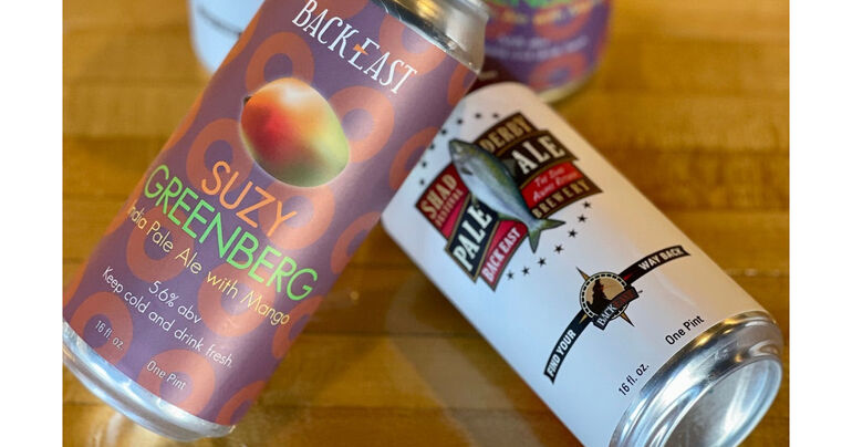 Back East Brewing Co. Releases Fresh Suzy Greenberg Mango IPA and Shad Derby Pale Ale