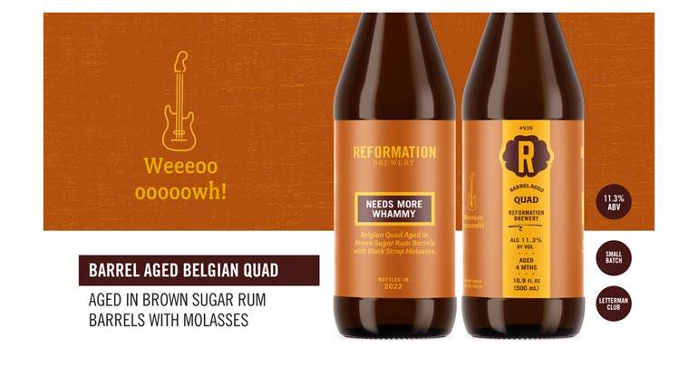 Reformation Brewery Releases Needs More Whammy Barrel-Aged Quad