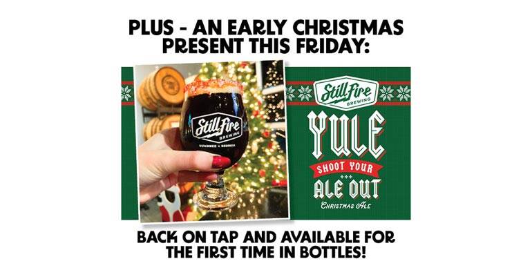 StillFire Brewing's Yule Shoot Your Ale Out Christmas Ale Returns