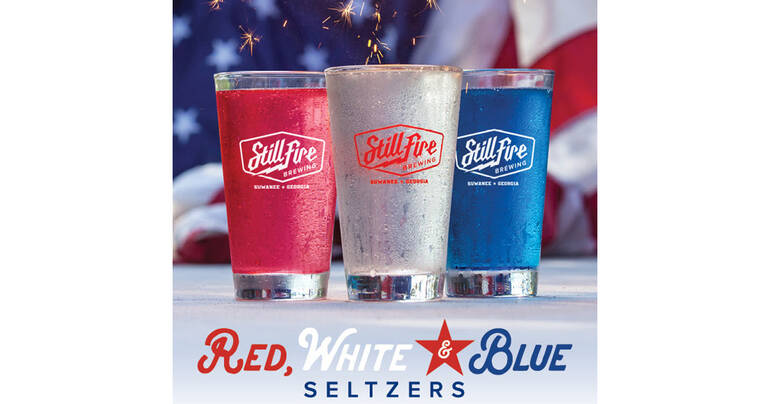 StillFire Brewing Releases Red, White and Blue Seltzers for Independence Day