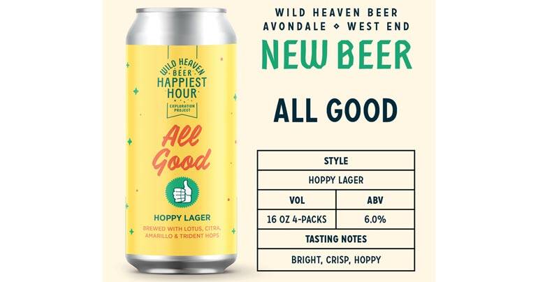 Wild Heaven Beer Releases All Good Hoppy Lager