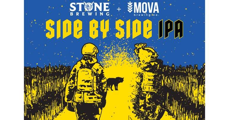 Stone Brewing Collaborates with MOVA Brewing to Support Those Affected by War on Ukraine with Side by Side IPA