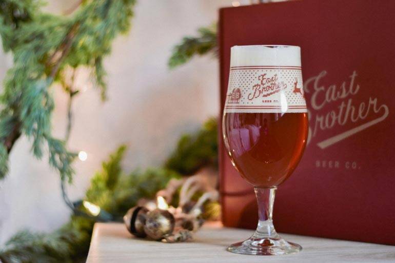 Unlock the Festive Spirit with East Brother Beer Co.'s Exclusive Holiday Barrel-Aged Series