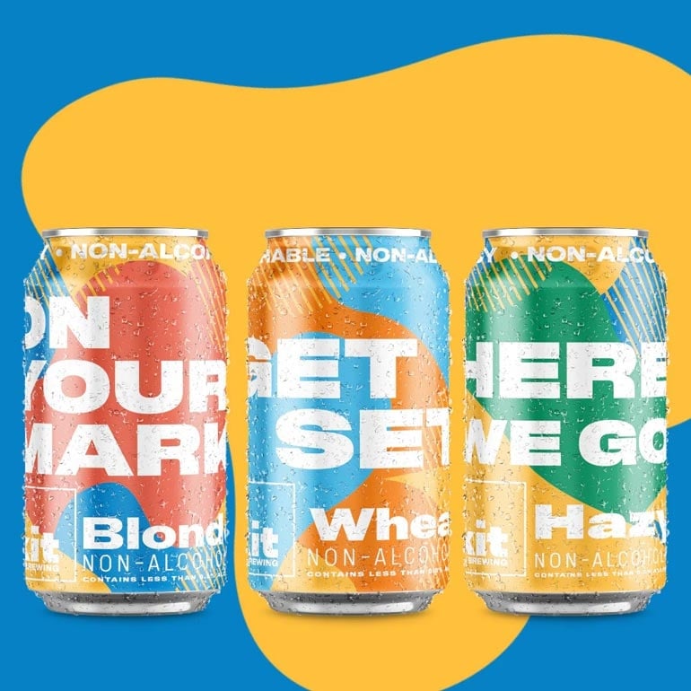 Kit NA Brewing Teams Up with Pop Up Grocer to Bring Award-Winning Non-Alcoholic Beers to Millennials and Gen Z