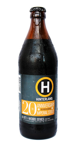 Hinterland Beer 20th Anniversary Imperial Stout