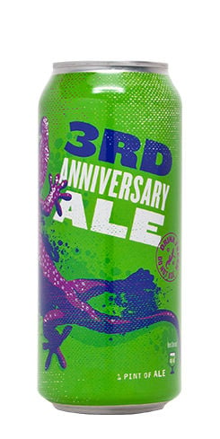 Roughtail 3rd Anniversary Ale Double IPA beer
