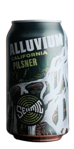 Alluvium Pilsner, Seismic Brewing Co.