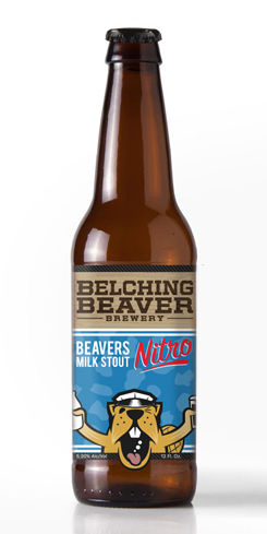 Beavers Milk Nitro by Belching Beaver Brewery