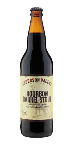 Wild Turkey Bourbon Barrel Stout by Anderson Valley Brewing Co