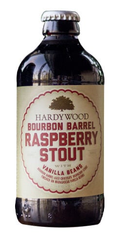 Bourbon Barrel Raspberry Stout with Vanilla Beans, Hardywood Park Craft Brewery
