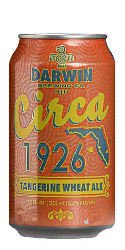 Circa 1926 Tangerine Wheat, Darwin Brewing Co.