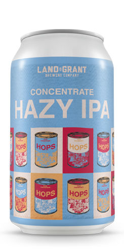 Concentrate Hazy IPA, Land-Grant Brewing Co.